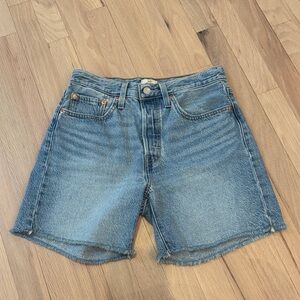 Levi’s 501 Mid Thigh Denim Shorts